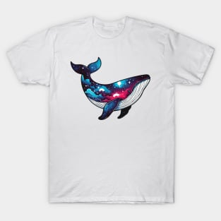 Galaxy within a whale T-Shirt